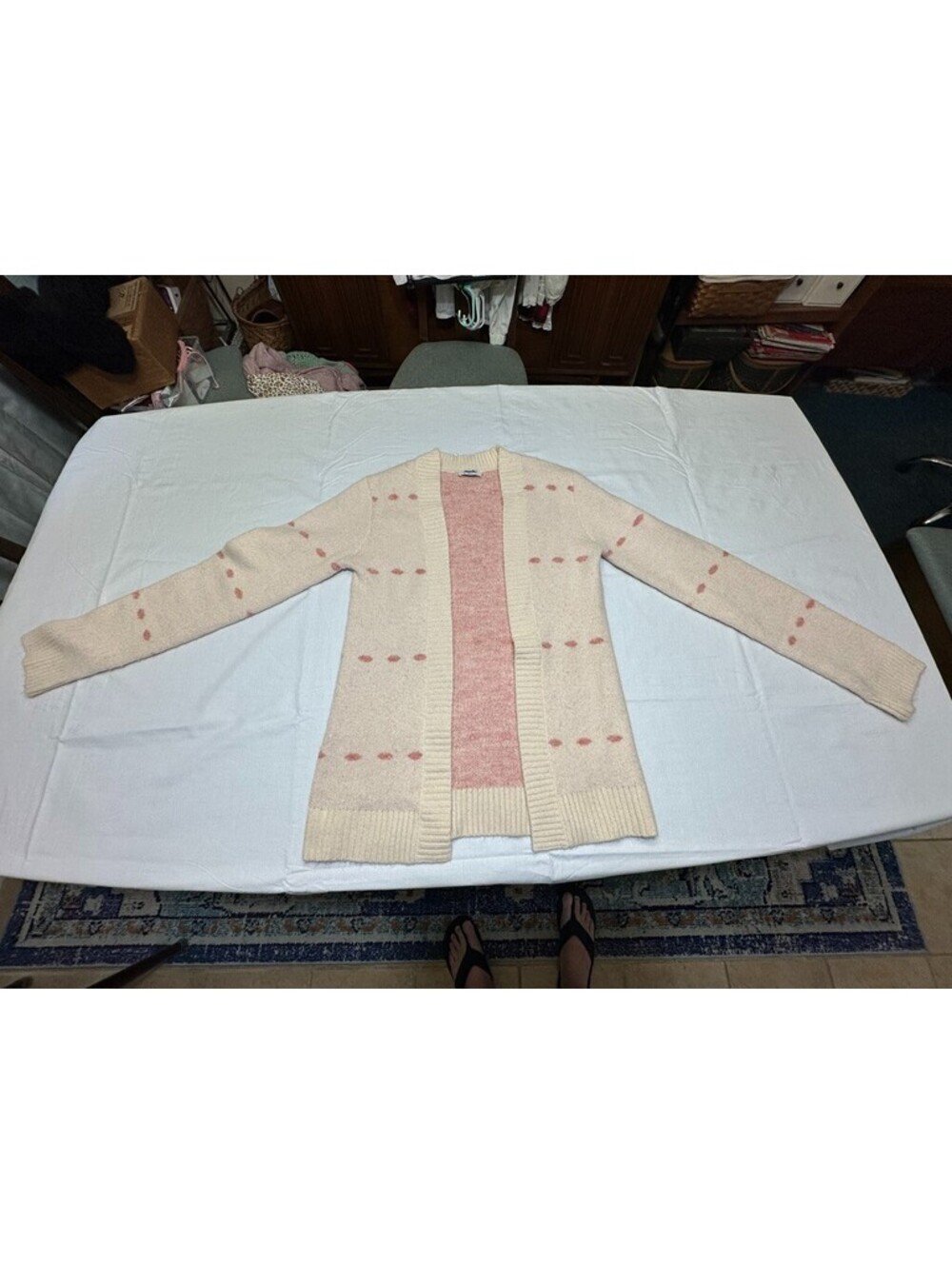 Amalli Talli Sunchaser Cardigan Pink Dot size SMALL Tall
